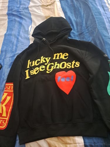 Customer photo review of Lucky Mee I See Ghosts Hoodie