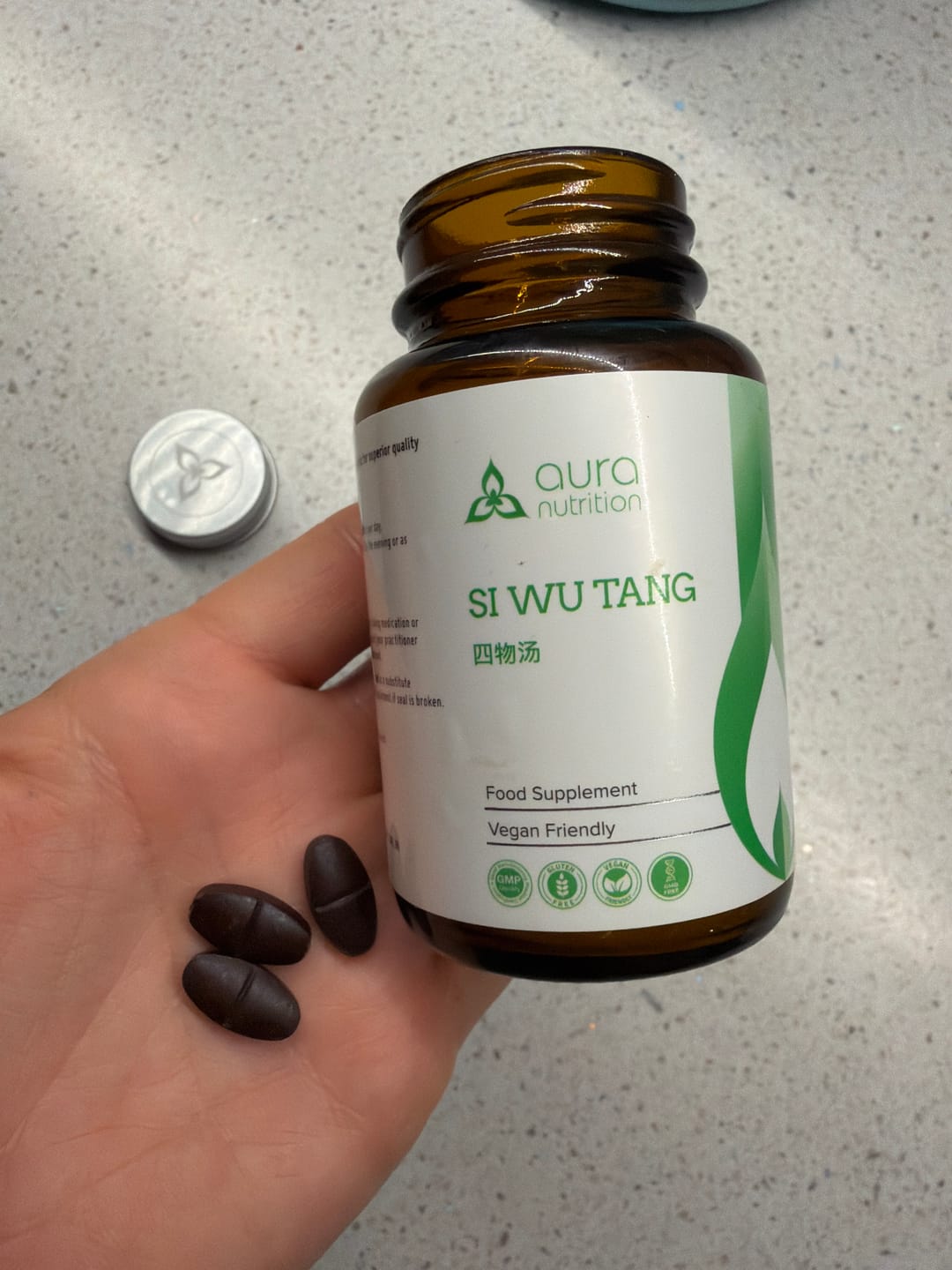 Customer photo review of Si Wu Tang (White Peony & Rehmannia / Foxglove Root) - 60 tablets