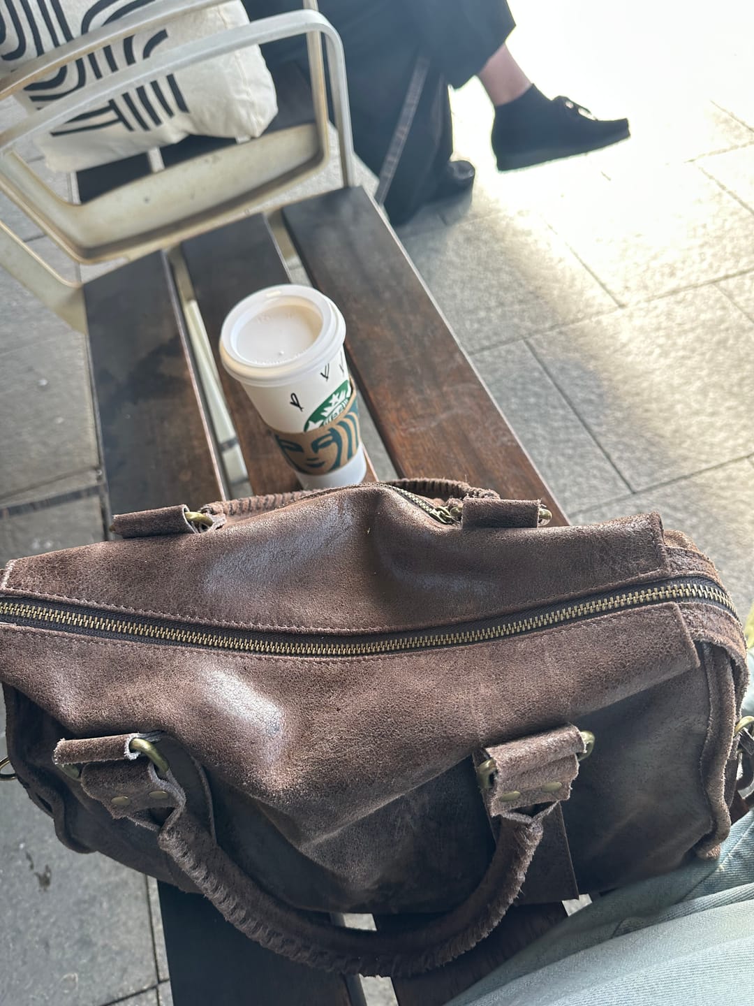 Customer photo review of It girl bag espresso martini