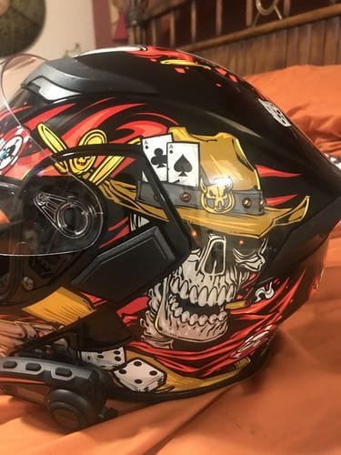 Customer photo review of R5 Modular Helmet - Bluetooth Headset