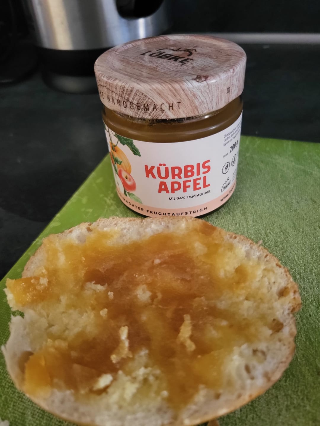Customer photo review of Handgemachter Kürbis-Apfel Fruchtaufstrich vom Hof
