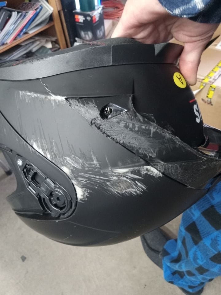 Customer photo review of K4 Intercom Modular Helmet with Bluetooth – 2-8 Riders Intercom