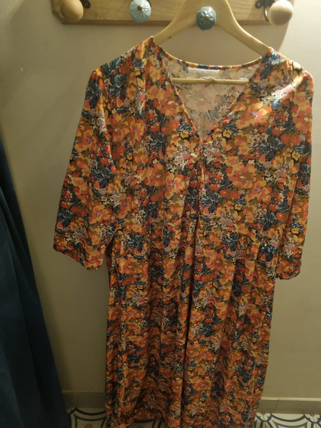 Customer photo review of Robe Agathe - Coton Flammes Botaniques