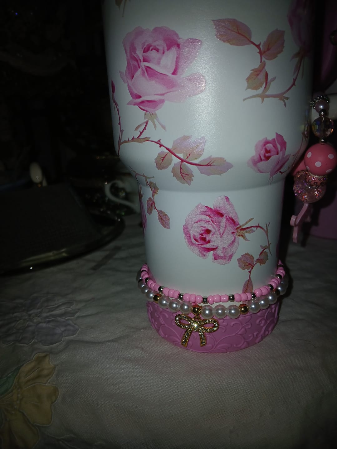 Customer photo review of Micro Slim Stretchy Cup Bracelet