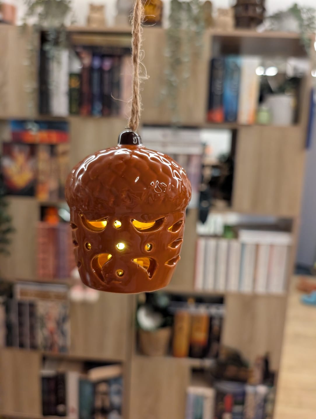 Customer photo review of LED-Eichel Herbstglühen zum Aufhängen
