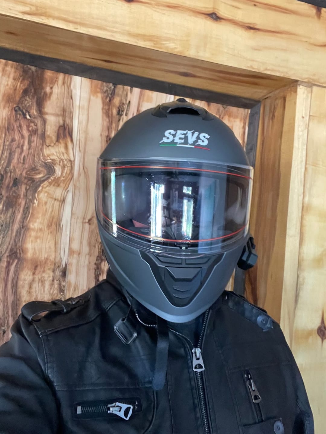 Customer photo review of Street Biker Leather Jacket