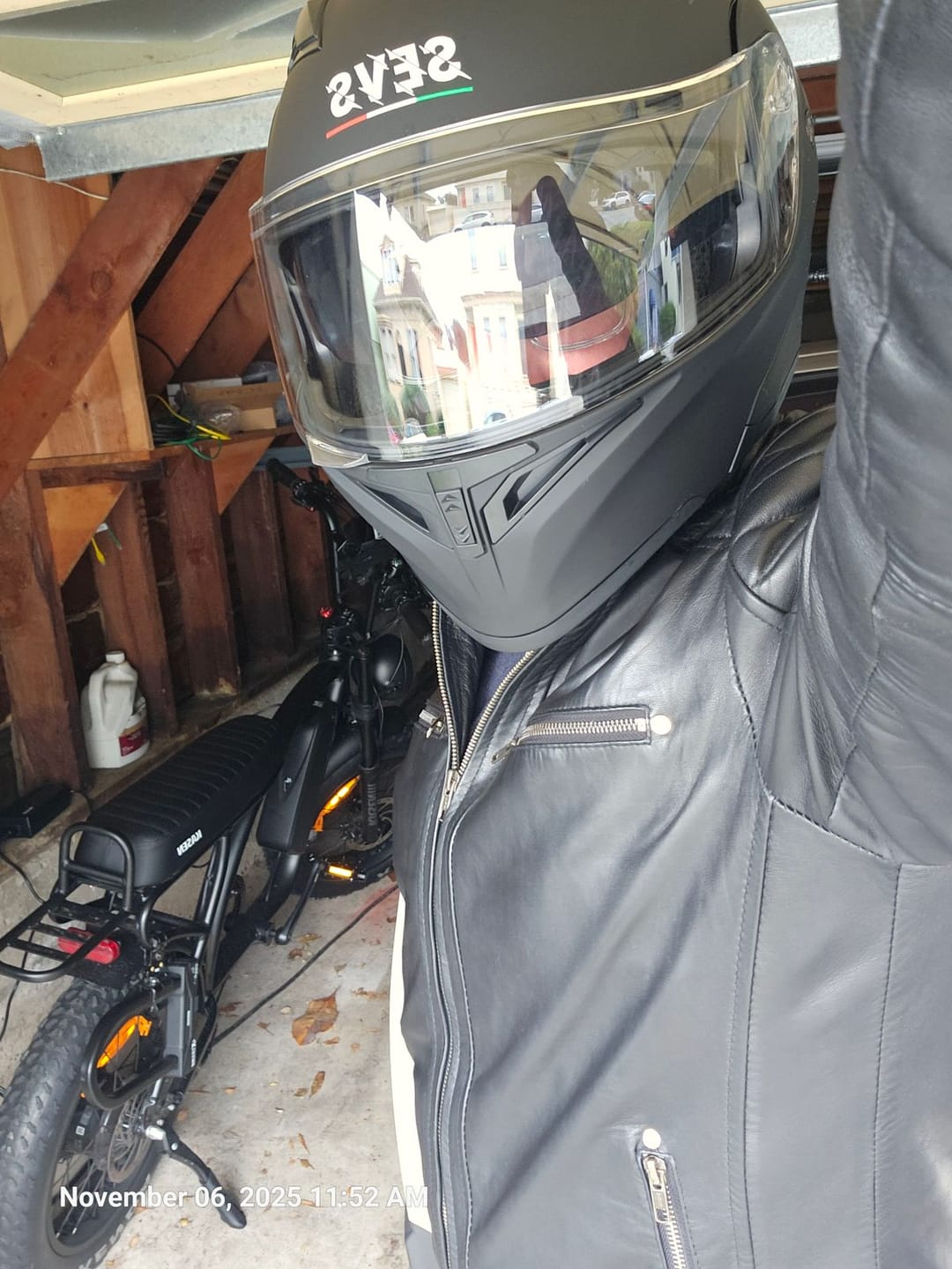 Customer photo review of K1 Modular Helmet - Bluetooth Headset