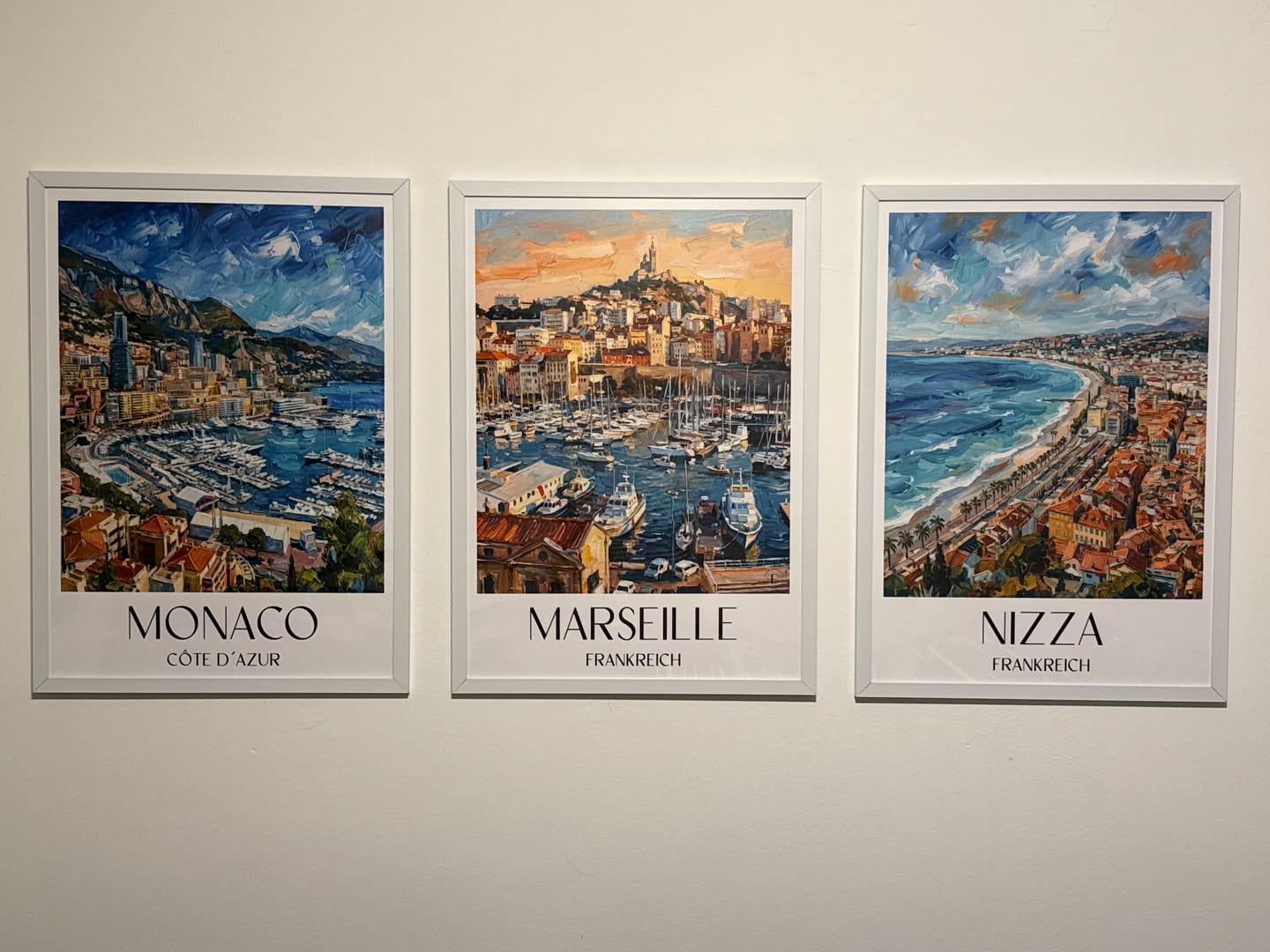 Customer photo review of Nizza Poster - - Frankreich Kunstdruck - Ölgemälde von A4 bis A1