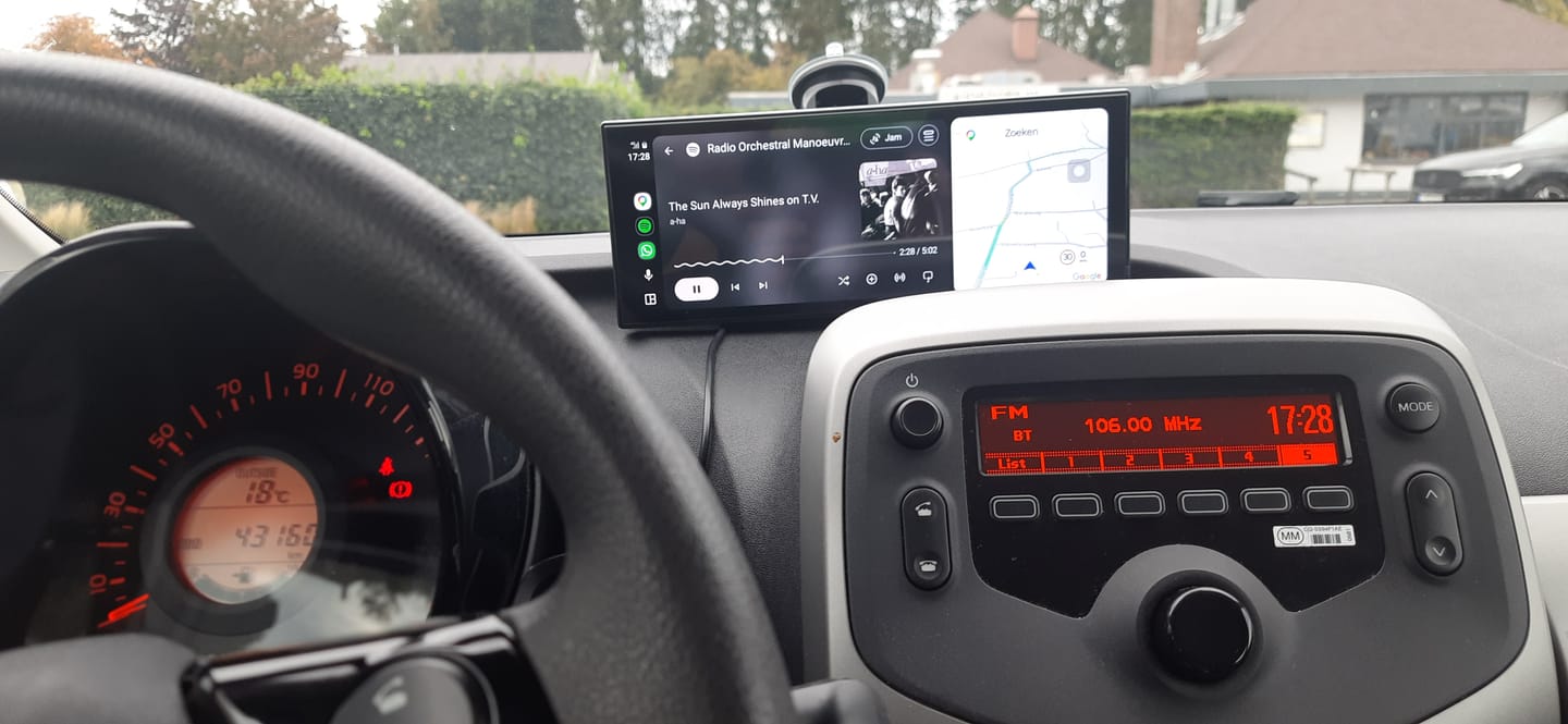 Customer photo review of Siltcon® 11.26" Carplay / Android Auto Scherm & 4K Dashcam
