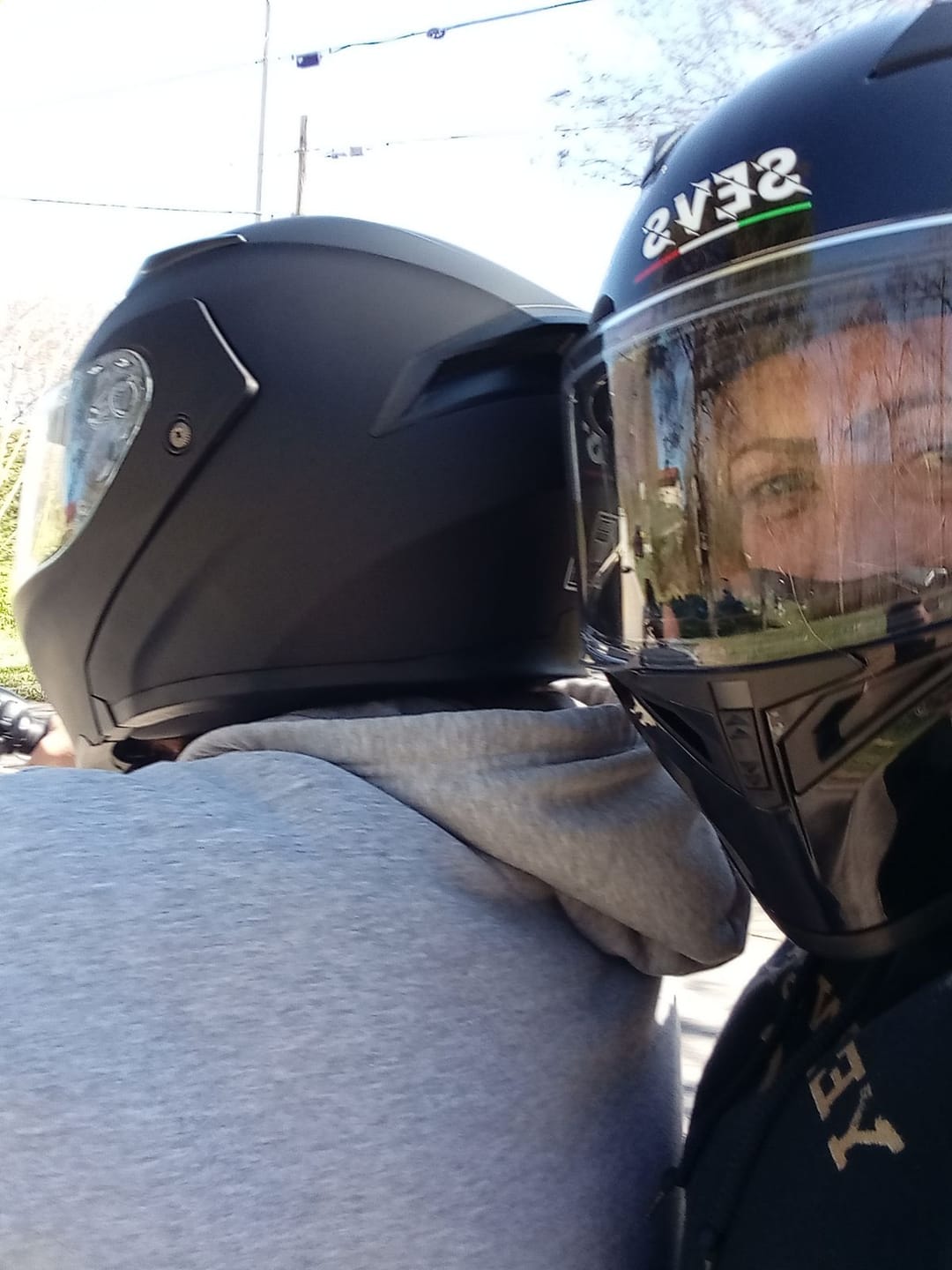 Customer photo review of K1 Modular Helmet - Bluetooth Headset