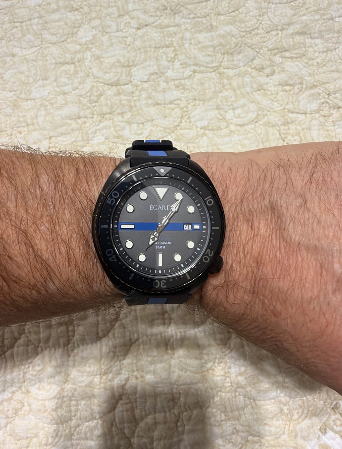 Customer photo review of TBL Police watch - Men