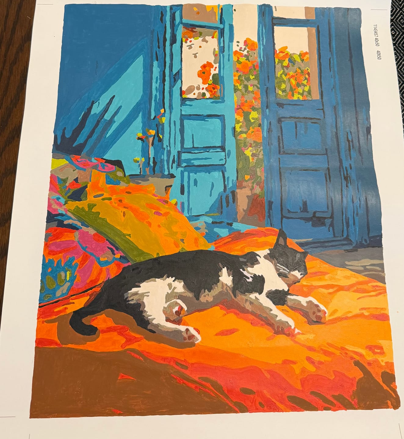Customer photo review of A daytime nap | Paint by Number
