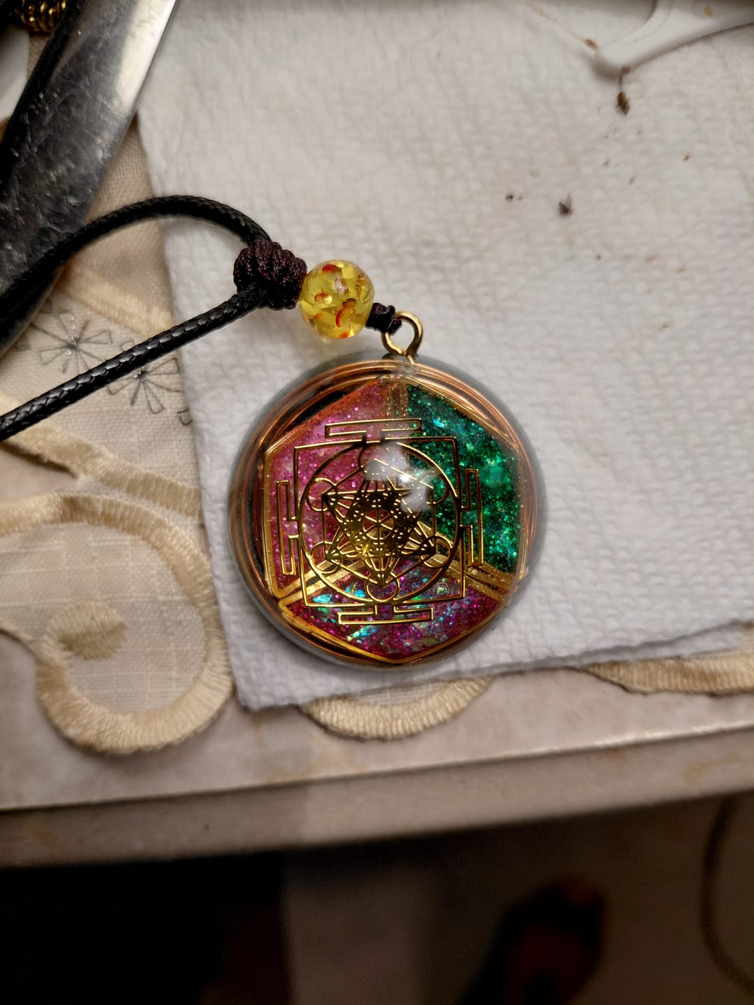 Customer photo review of Magnetic Energy Talisman