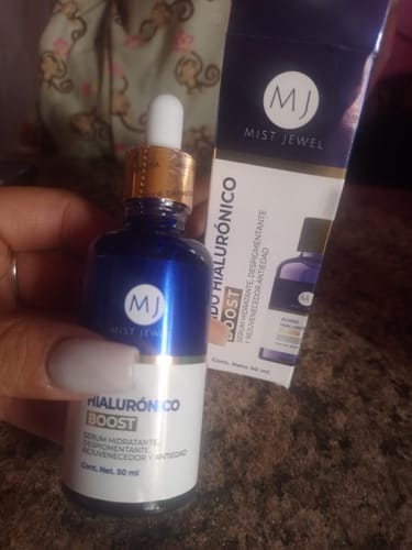 Customer photo review of Serum Facial Ácido Hialurónico 50ml
