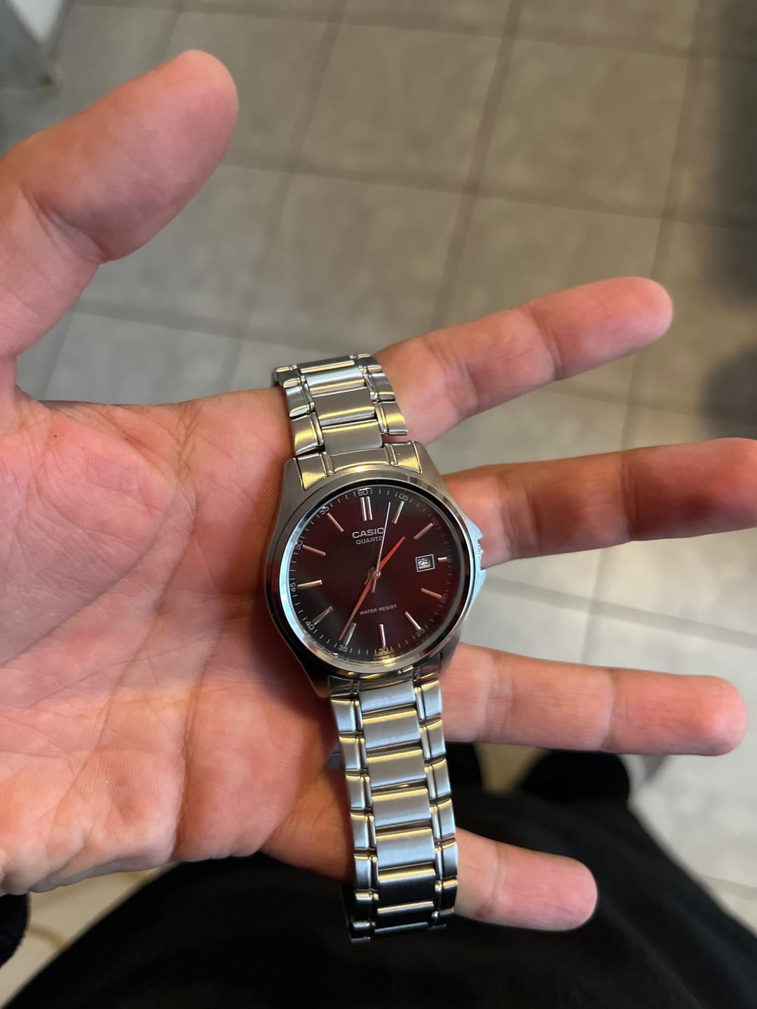 Customer photo review of Reloj Casio Análogo MTP-1183A-1A Negro Acero Inoxidable