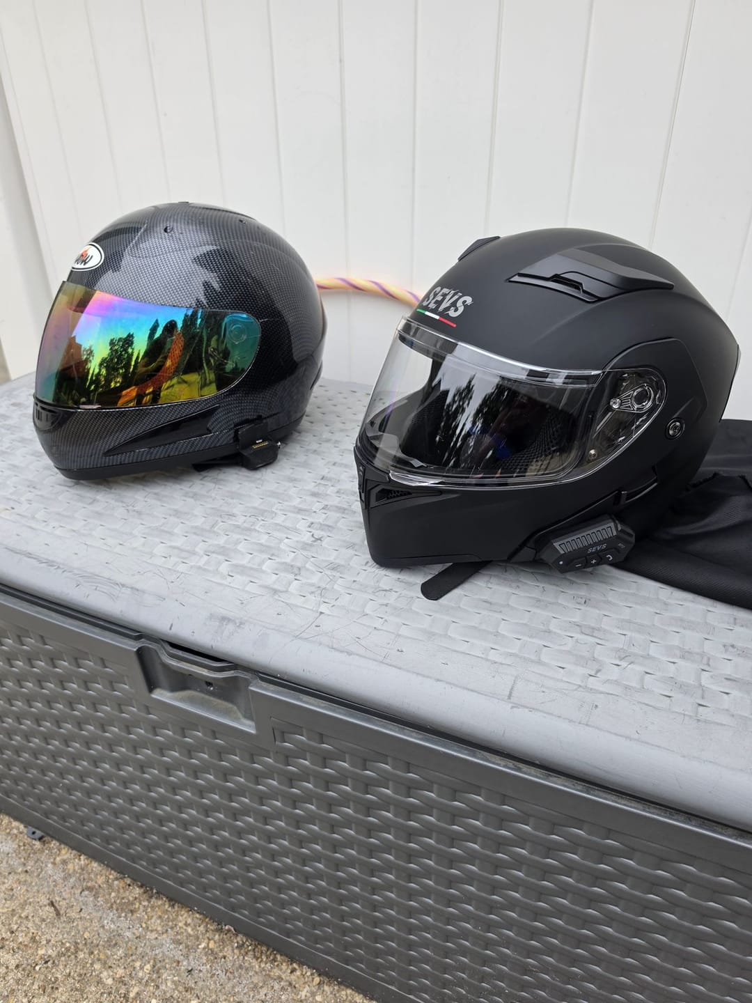 Customer photo review of K1 Modular Helmet - Bluetooth Headset