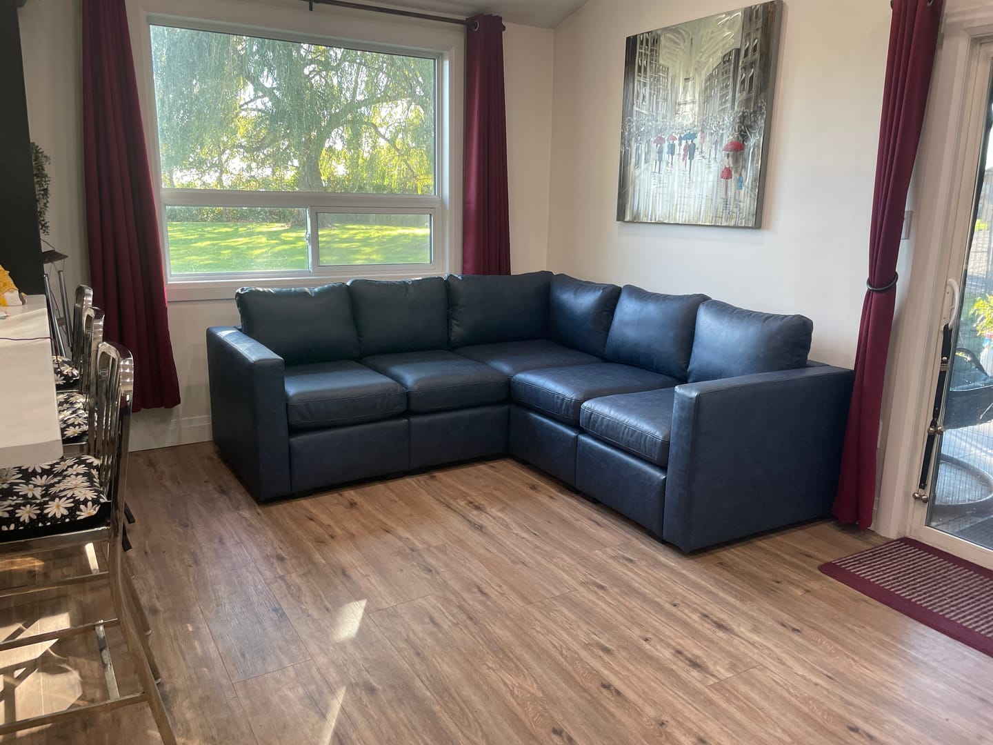 Customer photo review of Elite Comfort Sectional