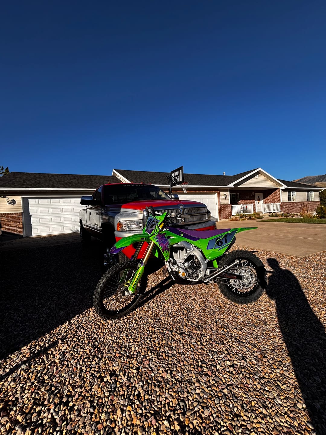 Customer photo review of Custom Seat Cover: 2025 Kawasaki KX450X