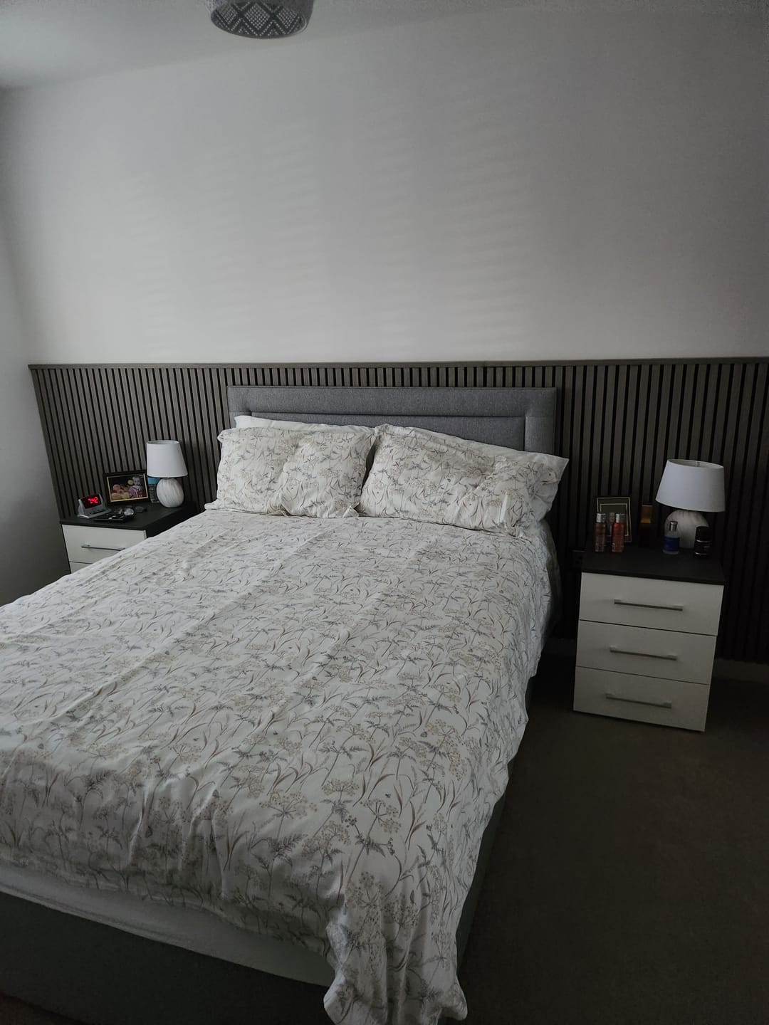 Customer photo review of Grey Oak Acoustic Wall Panel