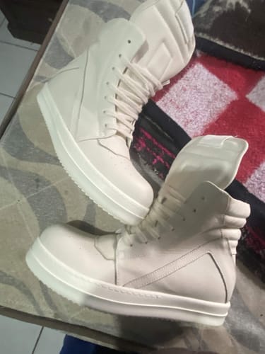 Customer photo review of White Rick Owens ⛧ 1:1 (5 modelos)