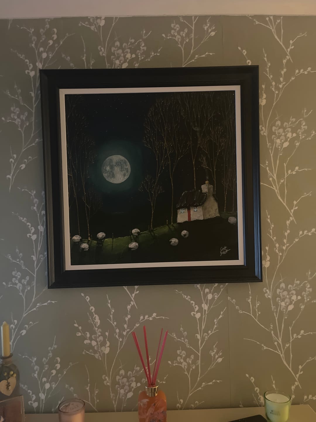 Customer photo review of Teal Glow (Glow In The Dark Version) By Geoff Beckett **Free, Next Day Delivery