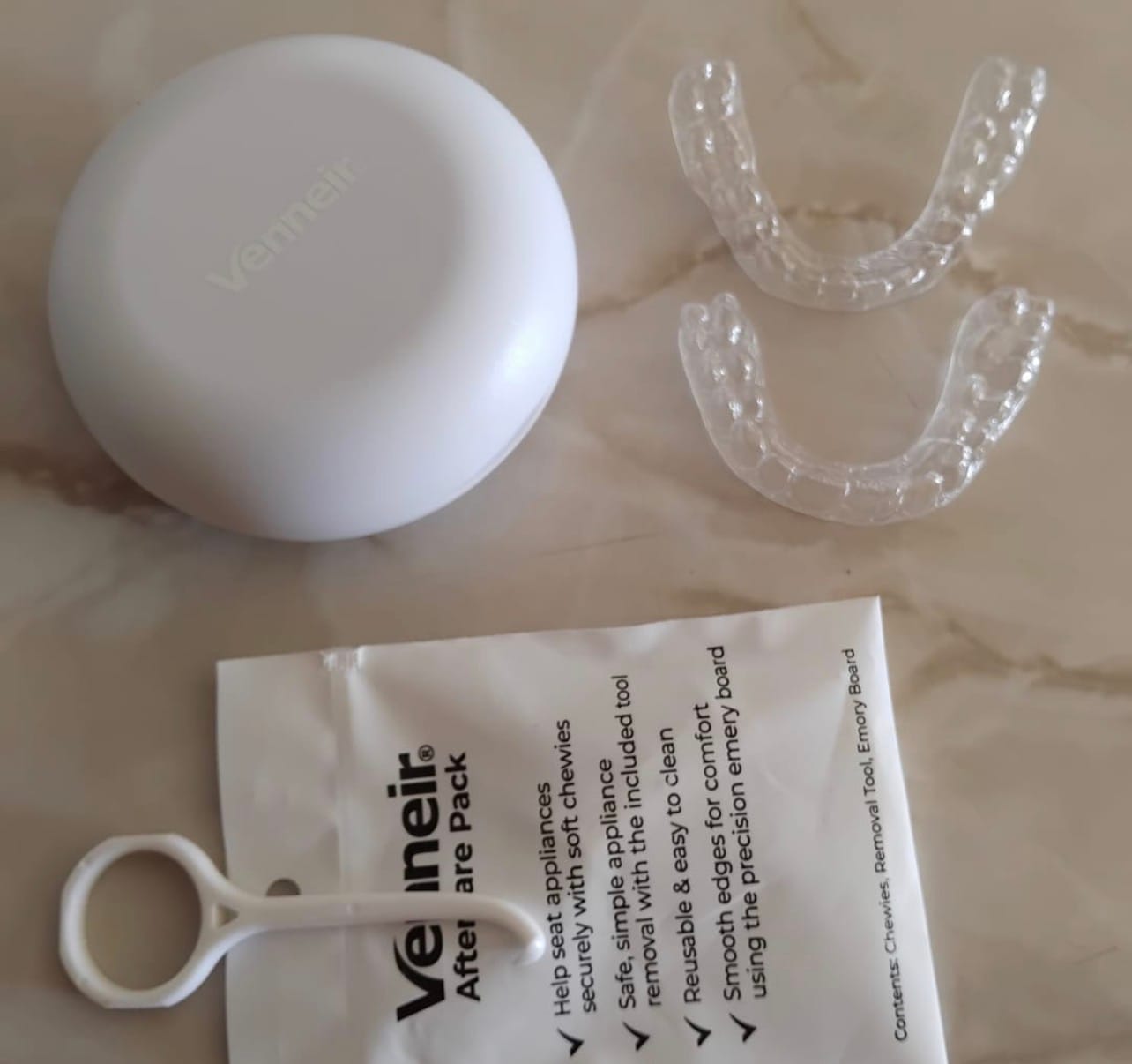 Customer photo review of Essix Retainers