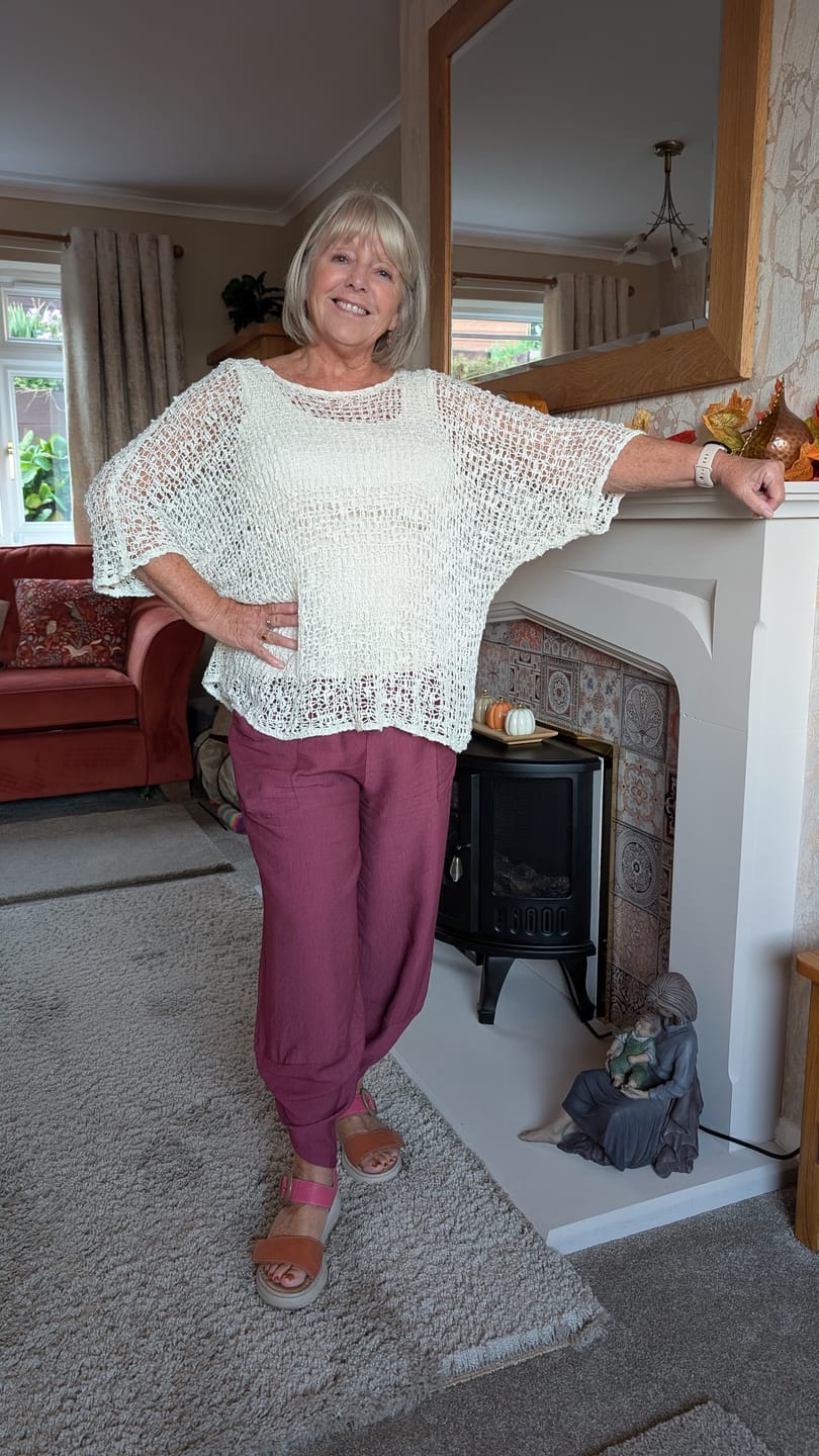 Customer photo review of Barrel Leg Pull On Joggers - Lightweight