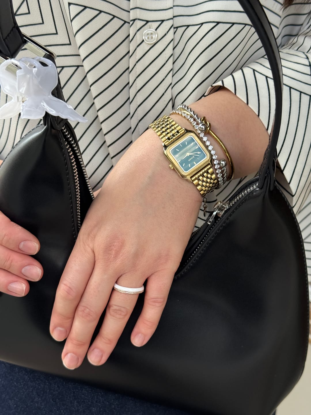 Customer photo review of Ava Gold Bracelet