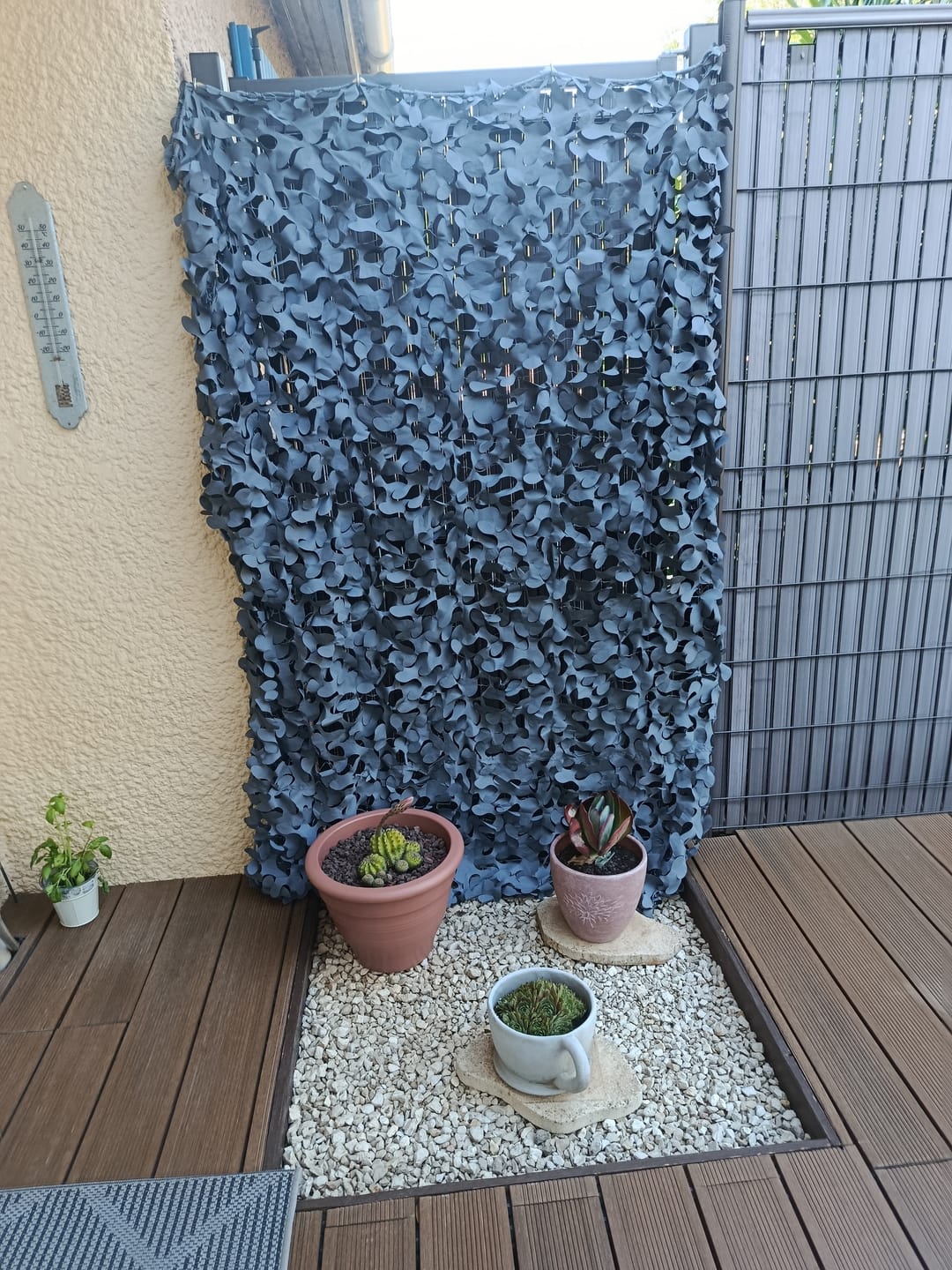 Customer photo review of Rideau en filet de camouflage