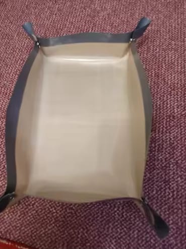 Customer photo review of Leakproof Baking Mat That Snaps Into a Tray