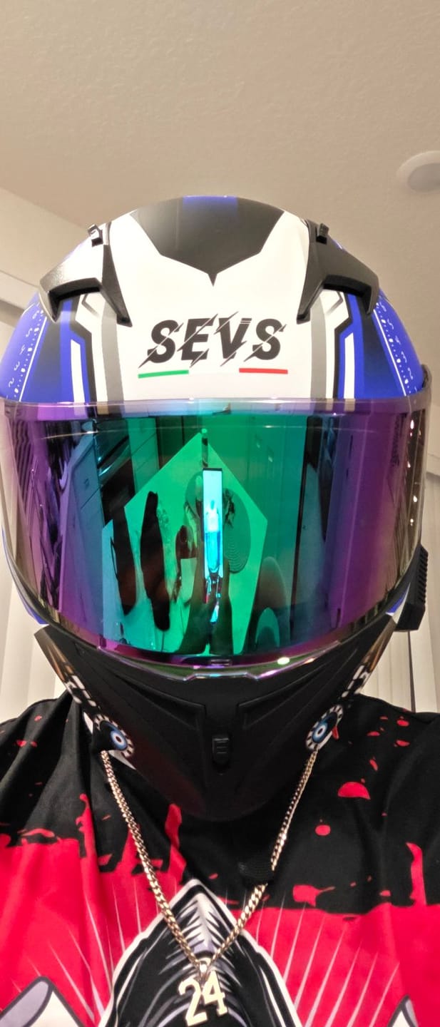 Customer photo review of R5 Modular Helmet - Bluetooth Headset
