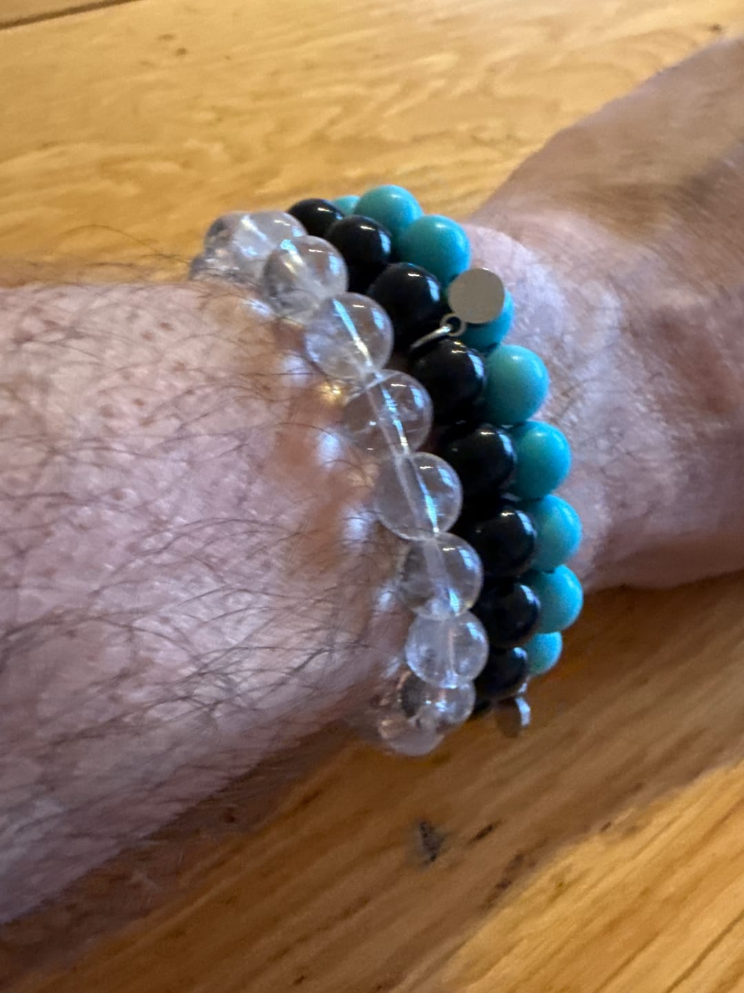 Customer photo review of Clear Quartz Bracelet