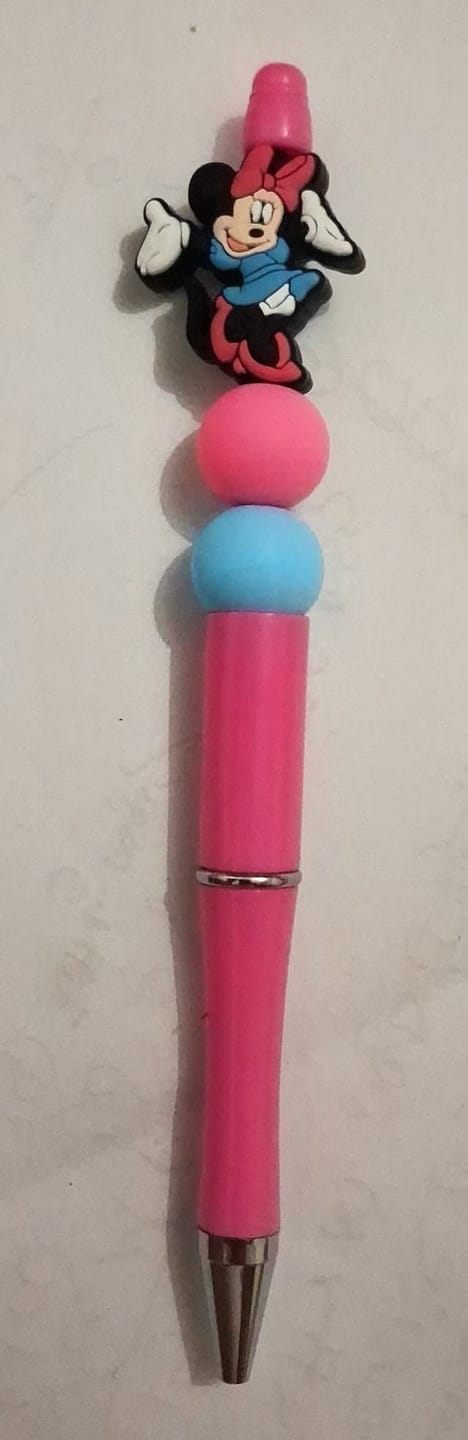 Customer photo review of Happy Girl Mouse Silicone Focal Beads Wholesale, silicone focal beads for pens