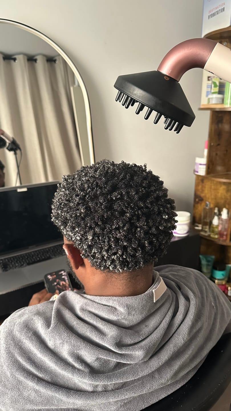 Customer photo review of Mousse Coiffante Onctueuse MANGO AFRIKA