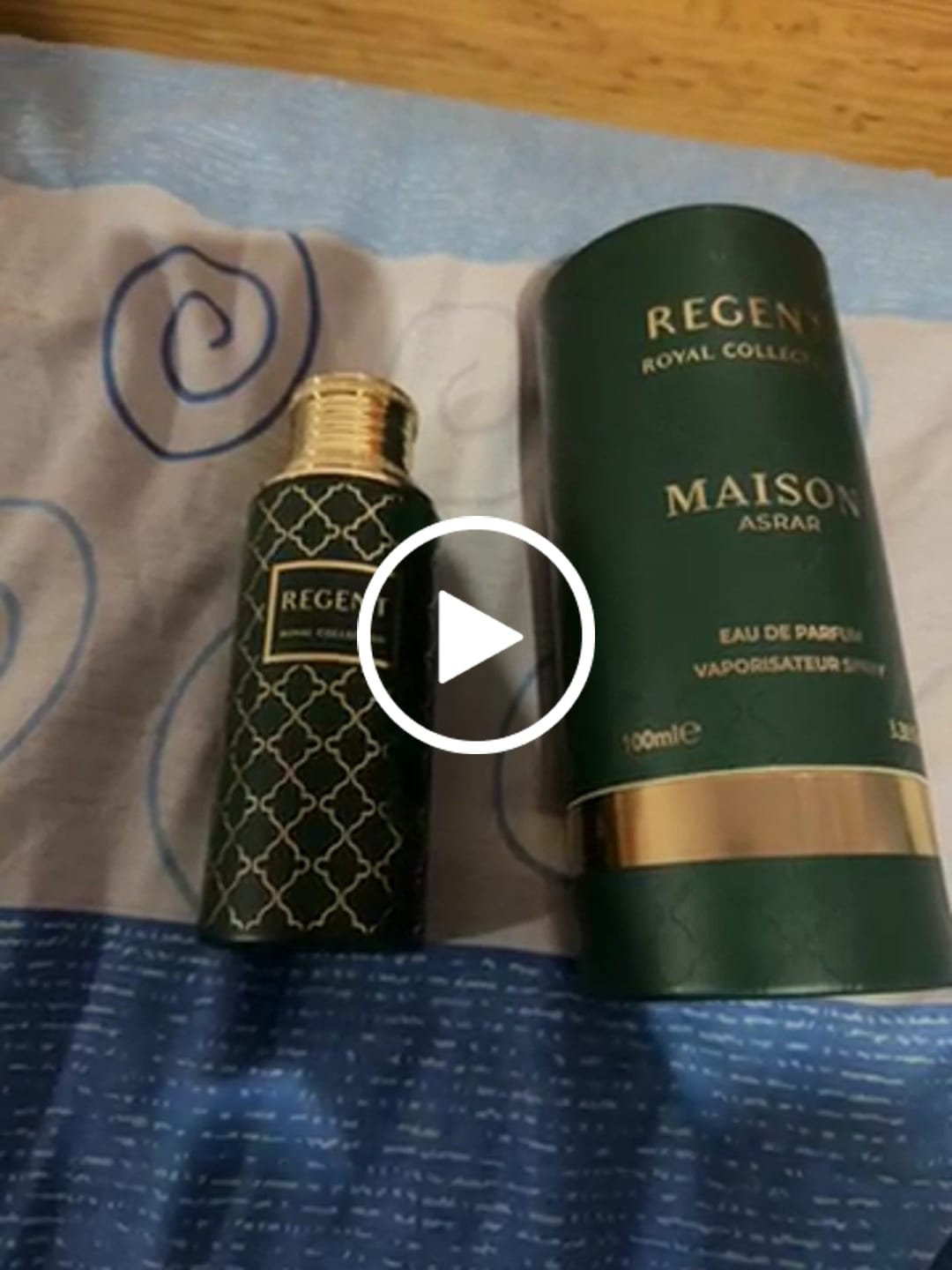 Customer video review of PERFUME REGENT MAISON ASRAR - 100ML