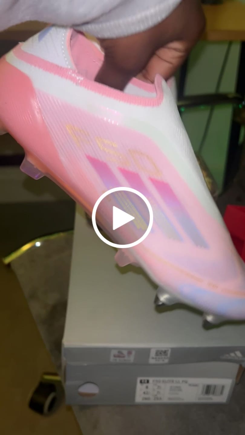 Customer video review of Adidas F50 Elite Laceless SG Lamine Yamal 304 - Rose/Purple Glow Édition Limitée