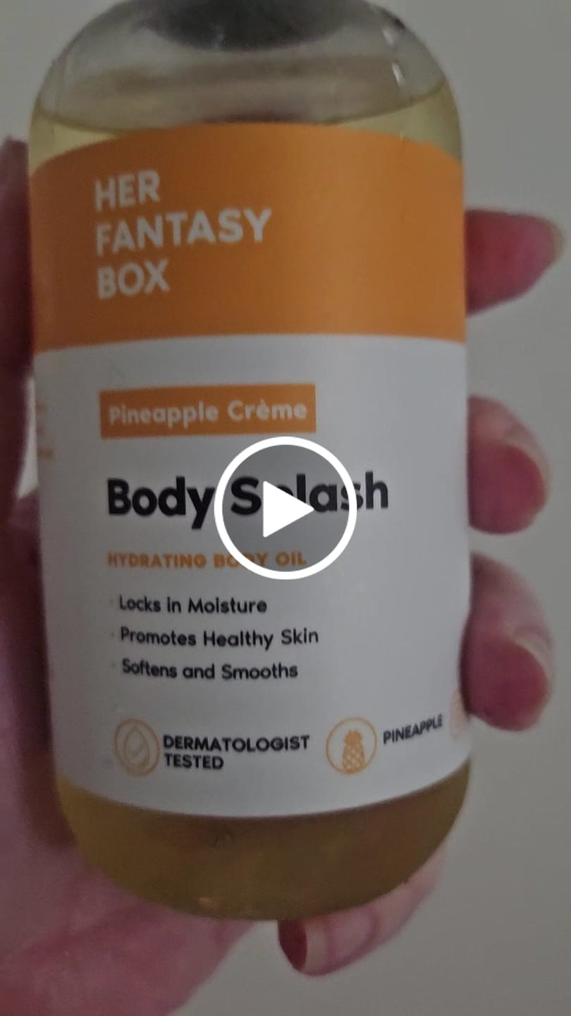 Customer video review of Body Splash - Skin Smoothing Body Oil (Caramel Glaze)