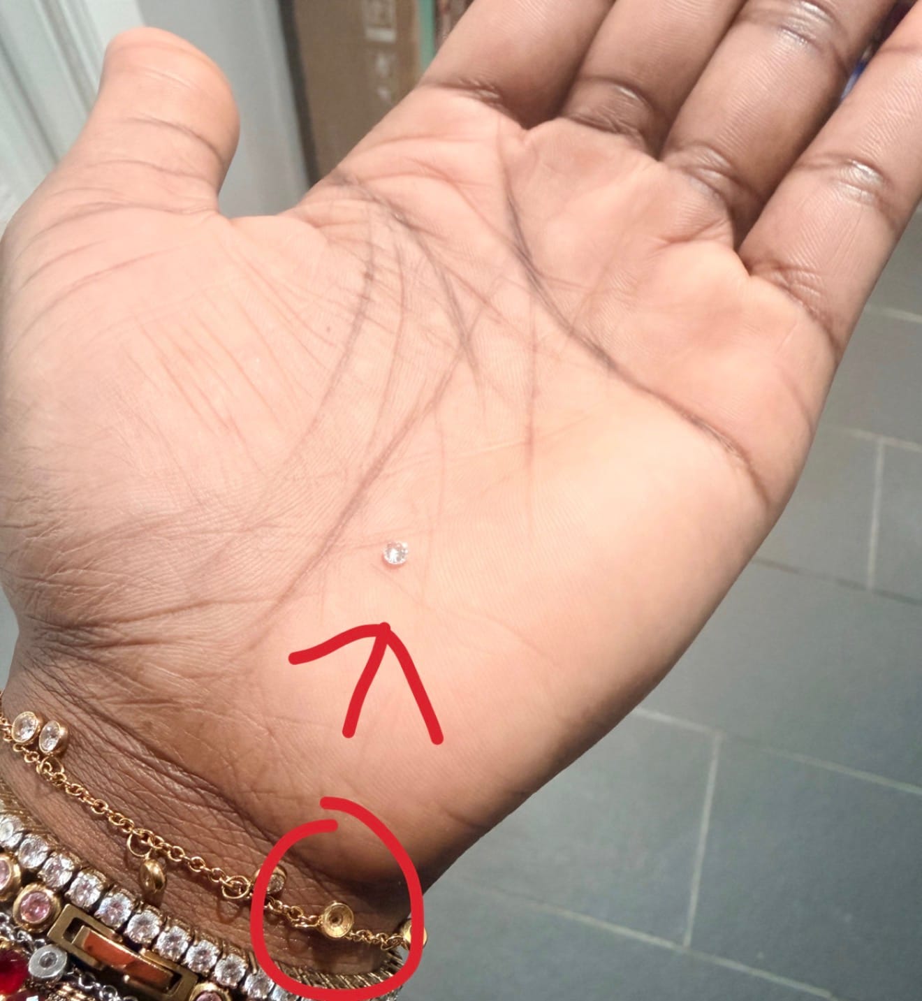 Customer photo review of Morena bracelet