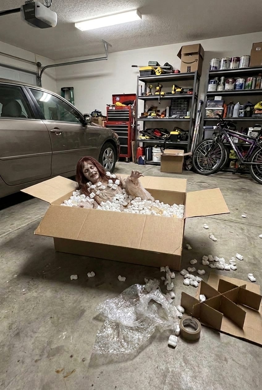 Customer photo review of HauntLift™ Exorcist Girl