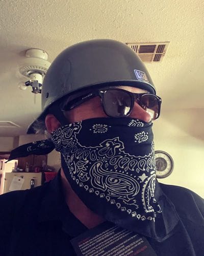Customer photo review of Premium Baseball Cap Motorcycle Helmet