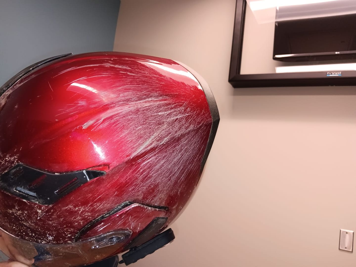Customer photo review of R3 Modular Full Face Helmet - Bluetooth Headset