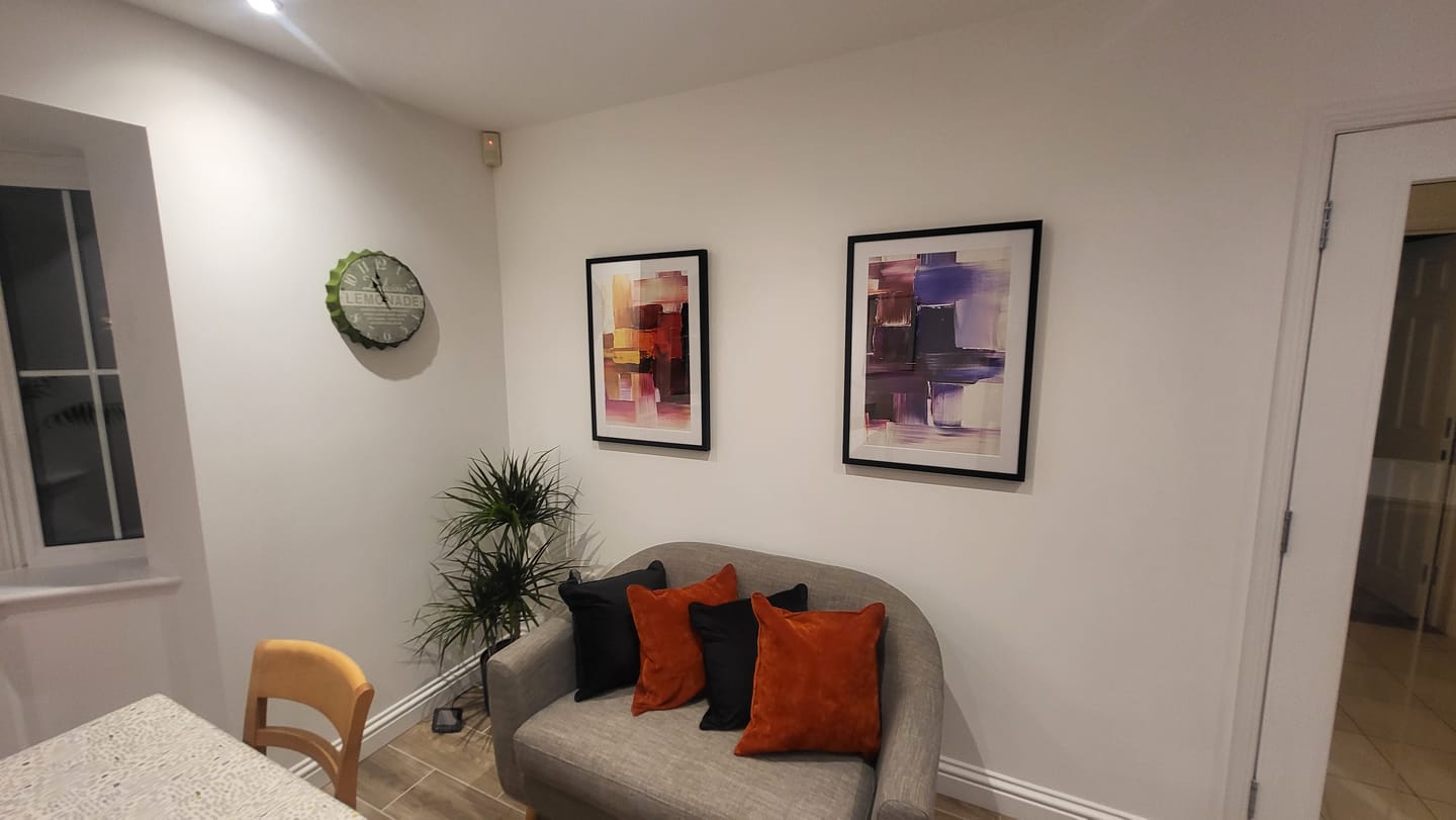 Customer photo review of Visual Thoughts Framed Art Print Trio