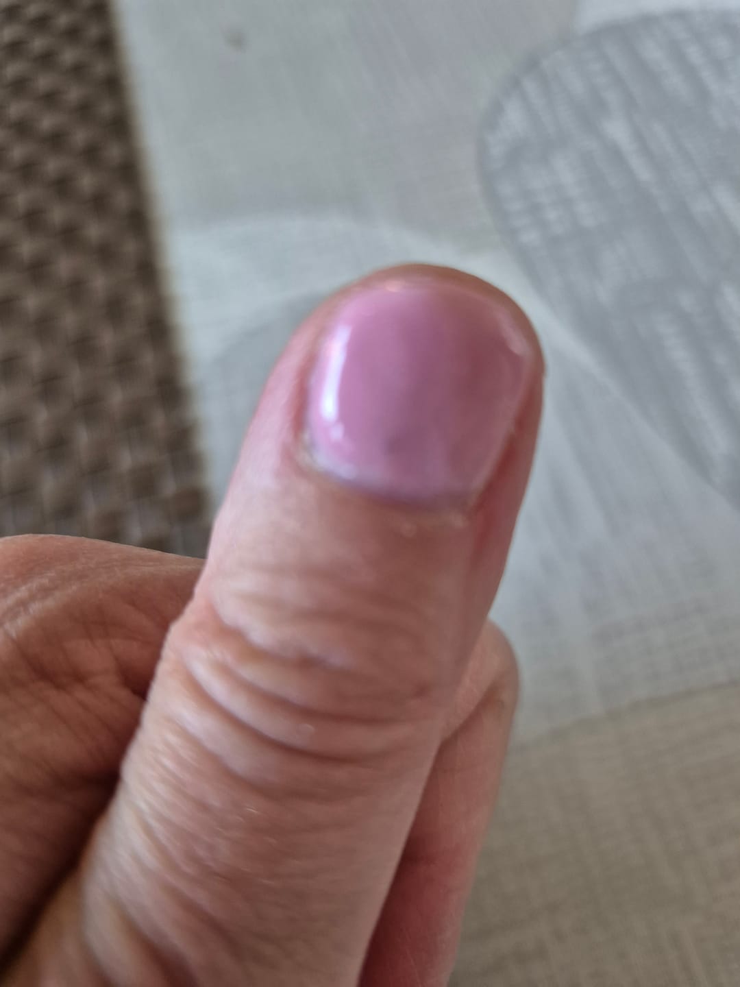 Customer photo review of Blush Petal Dipping Powder