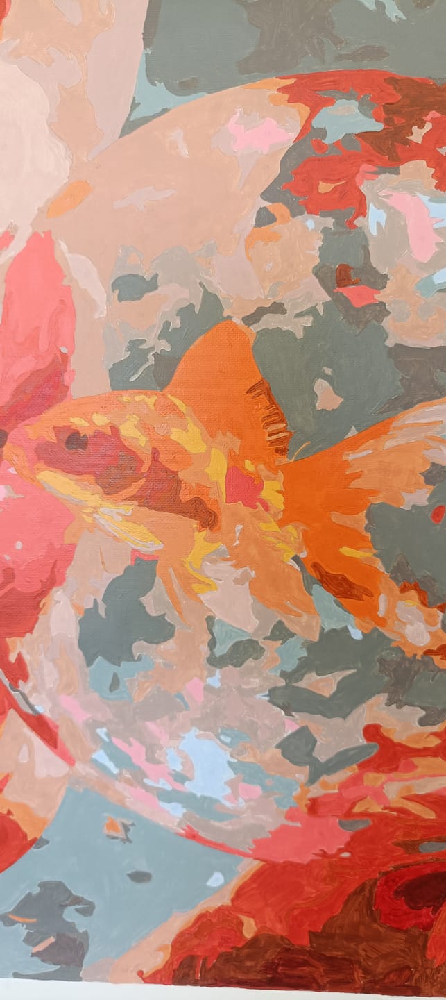 Customer photo review of Magic Kiss | Paint by Number