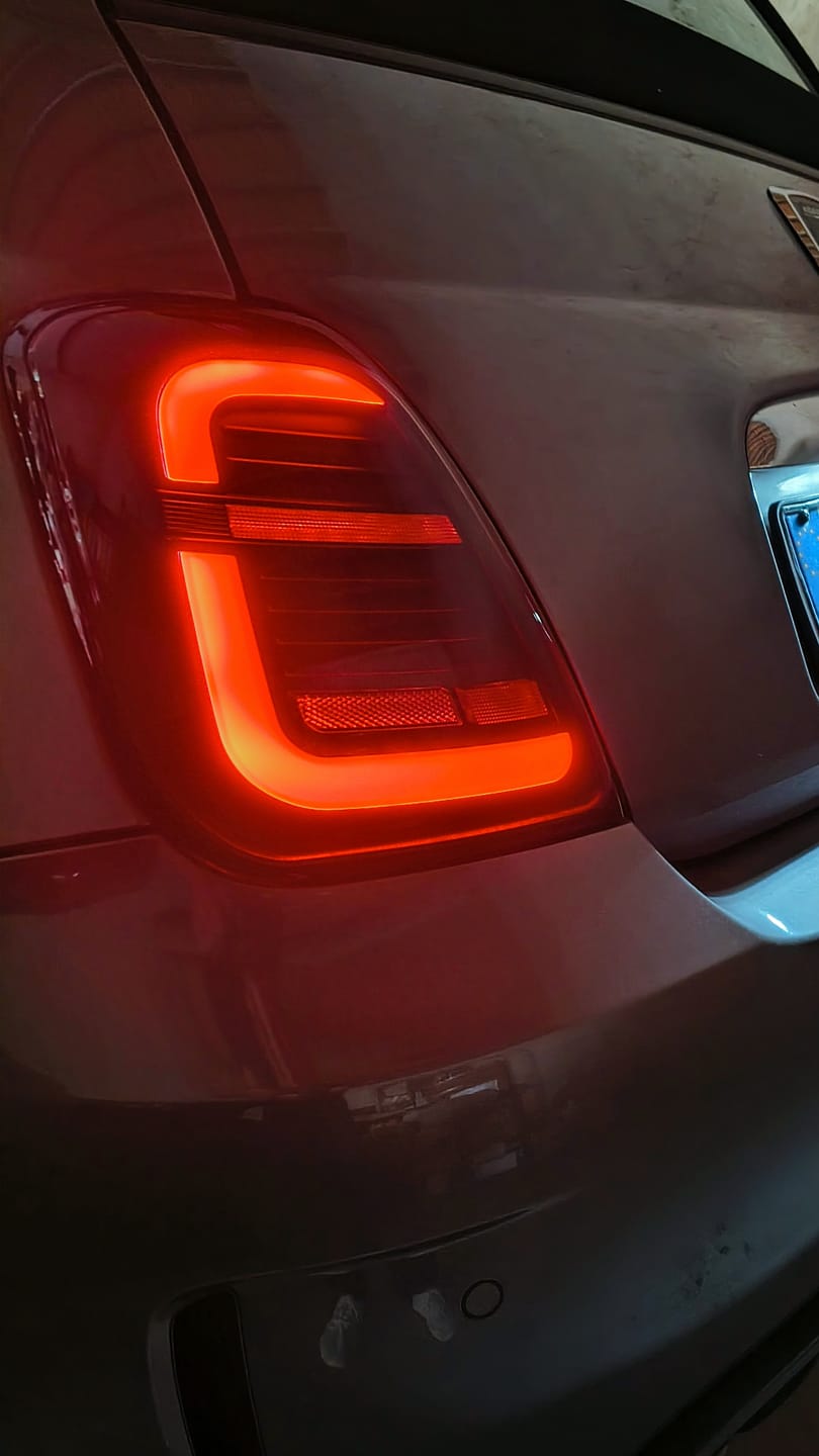 Customer photo review of Fari Posteriori Full LED Fiat 500 & Abarth Pre-restyling | Serie 2