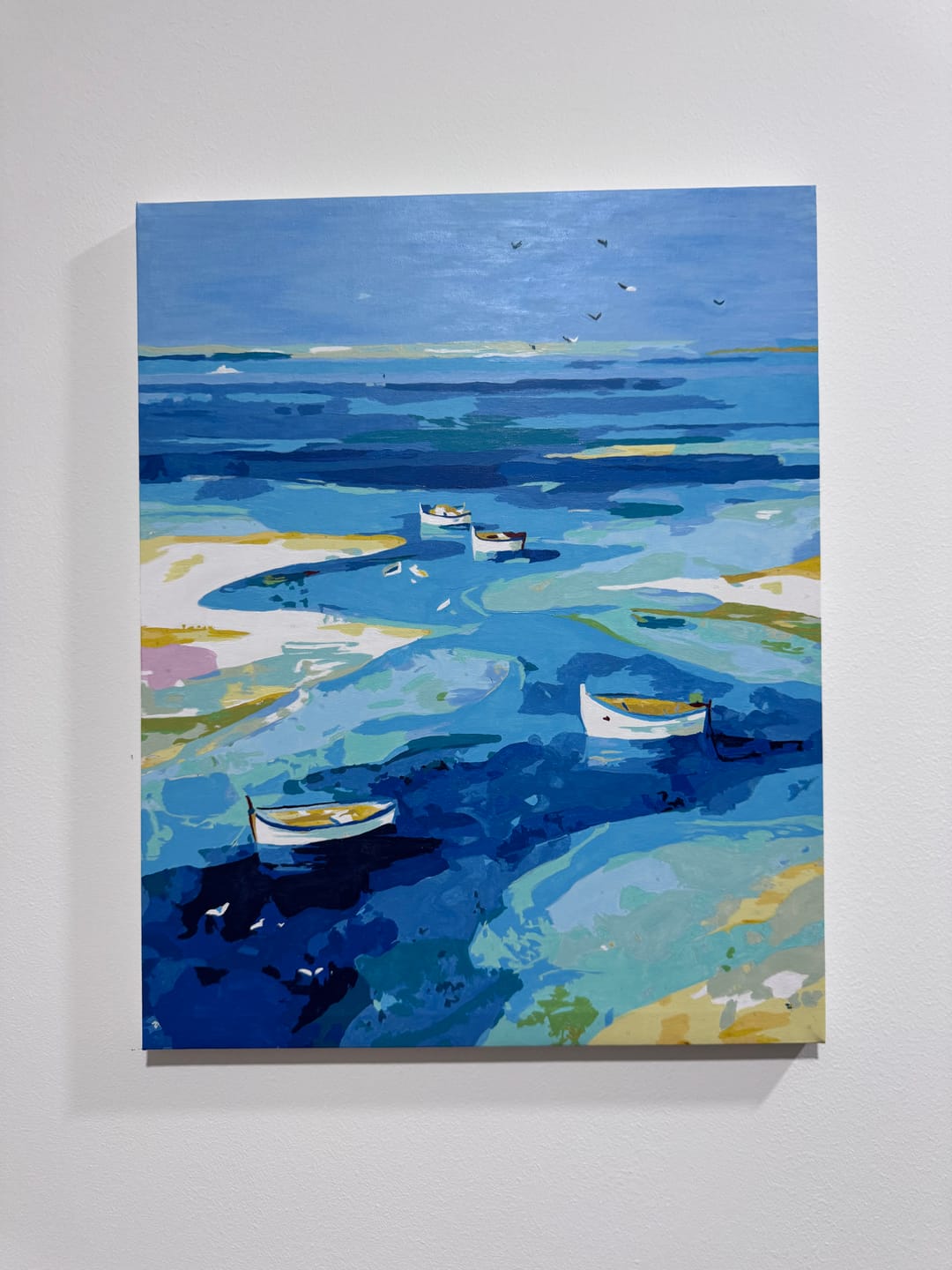 Customer photo review of The Gentle Drift | Paint by Number