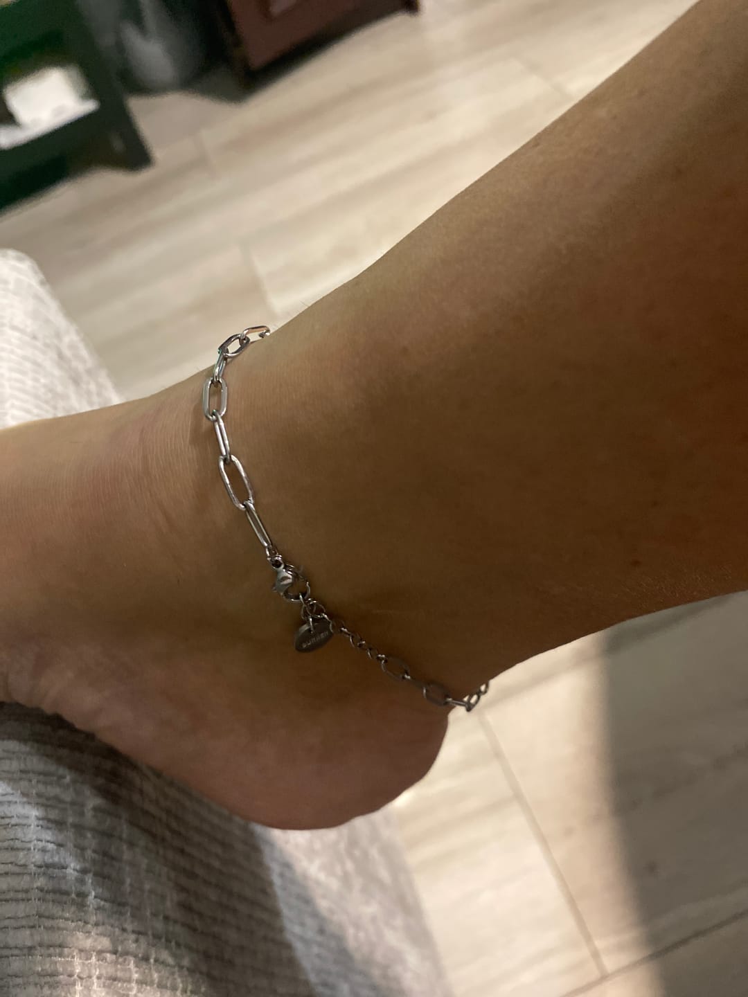 Customer photo review of Zoey Anklet