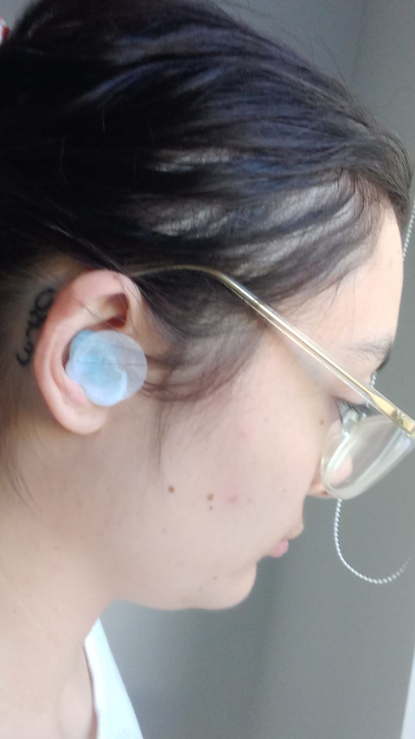 Customer photo review of PurelyGoods Slaap Oordoppen Siliconen - 20 stuks