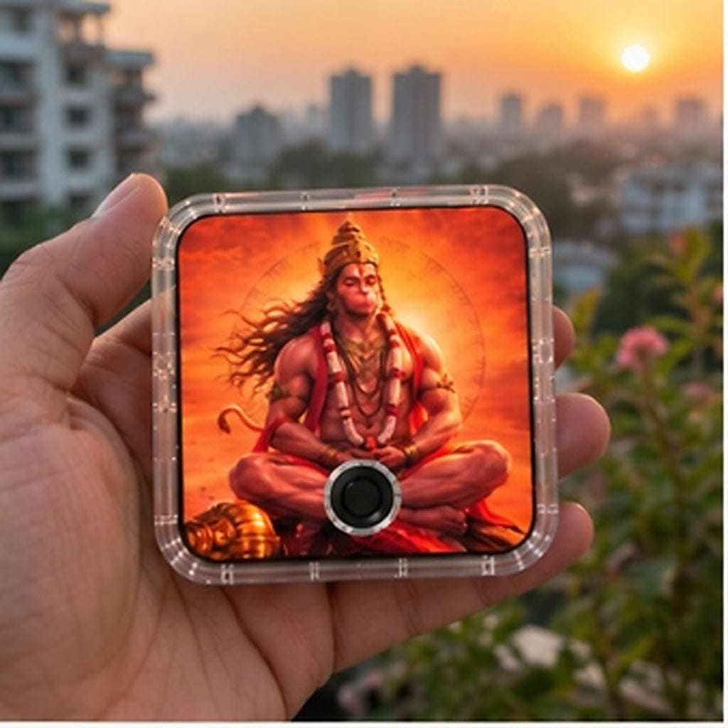 Customer photo review of Hanuman Chalisa Musical Magnet
