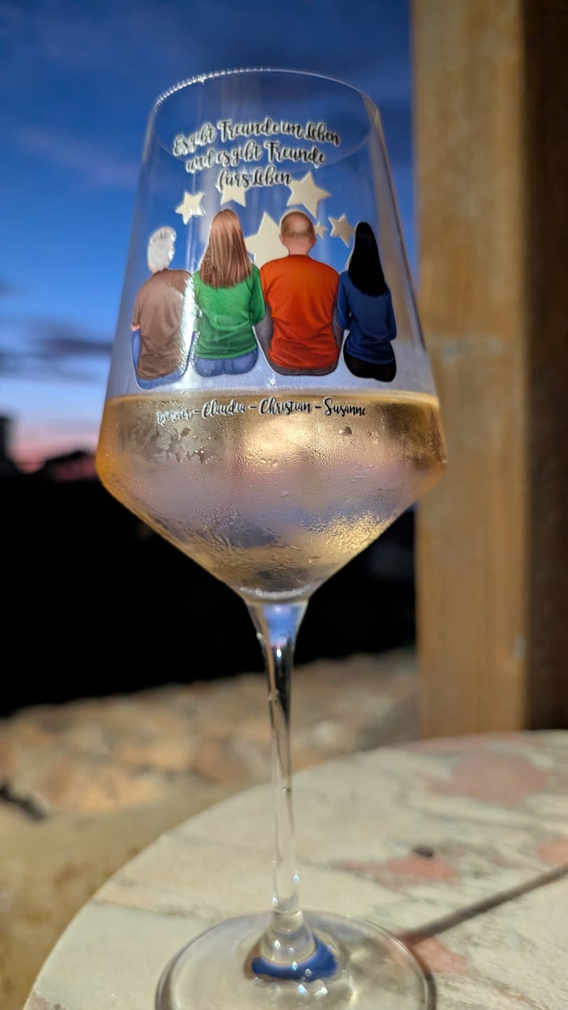 Customer photo review of 3-4 Freunde Weinglas